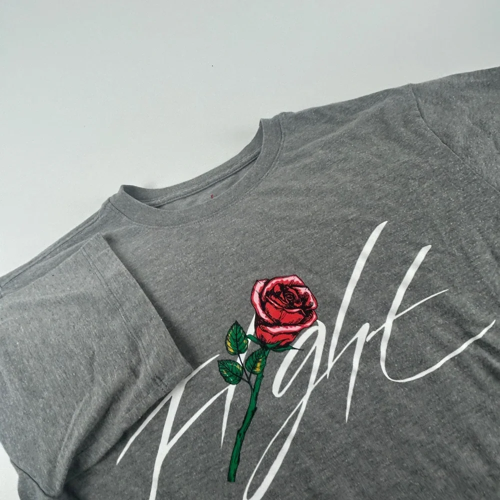 Jordan Flight Mens S Gray Sorry For Your Loss Tour Portland 1992 Rose T-Shirt